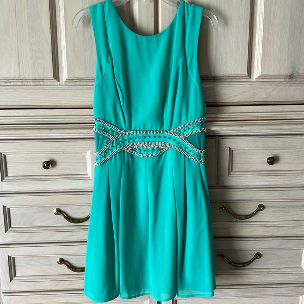 Embellished sleeveless dress